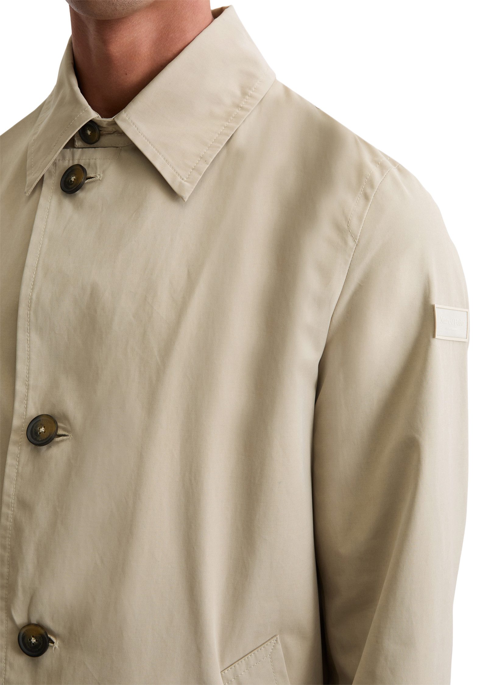 Marc O'Polo Kurzmantel regular fit im Carcoat-Stil, Gehschlitz hinten