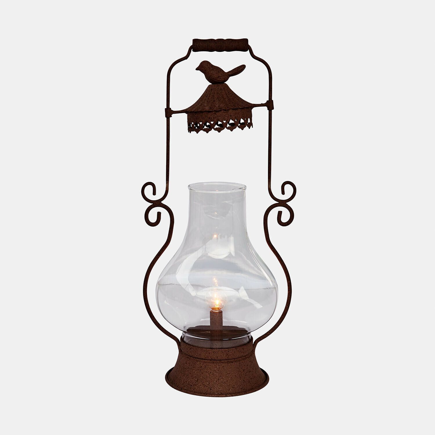 Mirabeau LED Laterne LED-Laterne Brisanne antikbraun