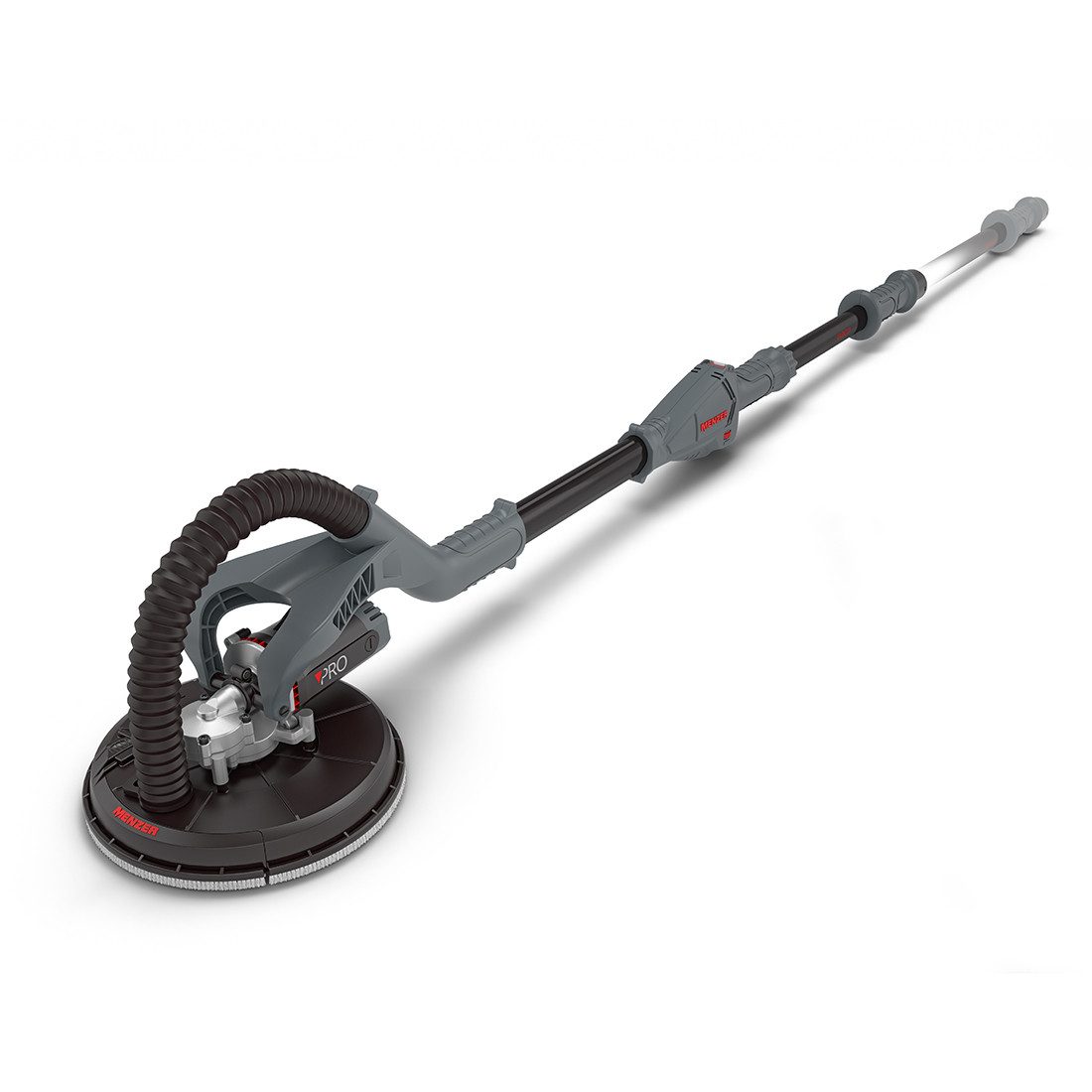 MENZER Trockenbauschleifer LHS 225 PRO VARIO, max. 2100 U/min, Langhalsschleifer mit Teleskoptechnik