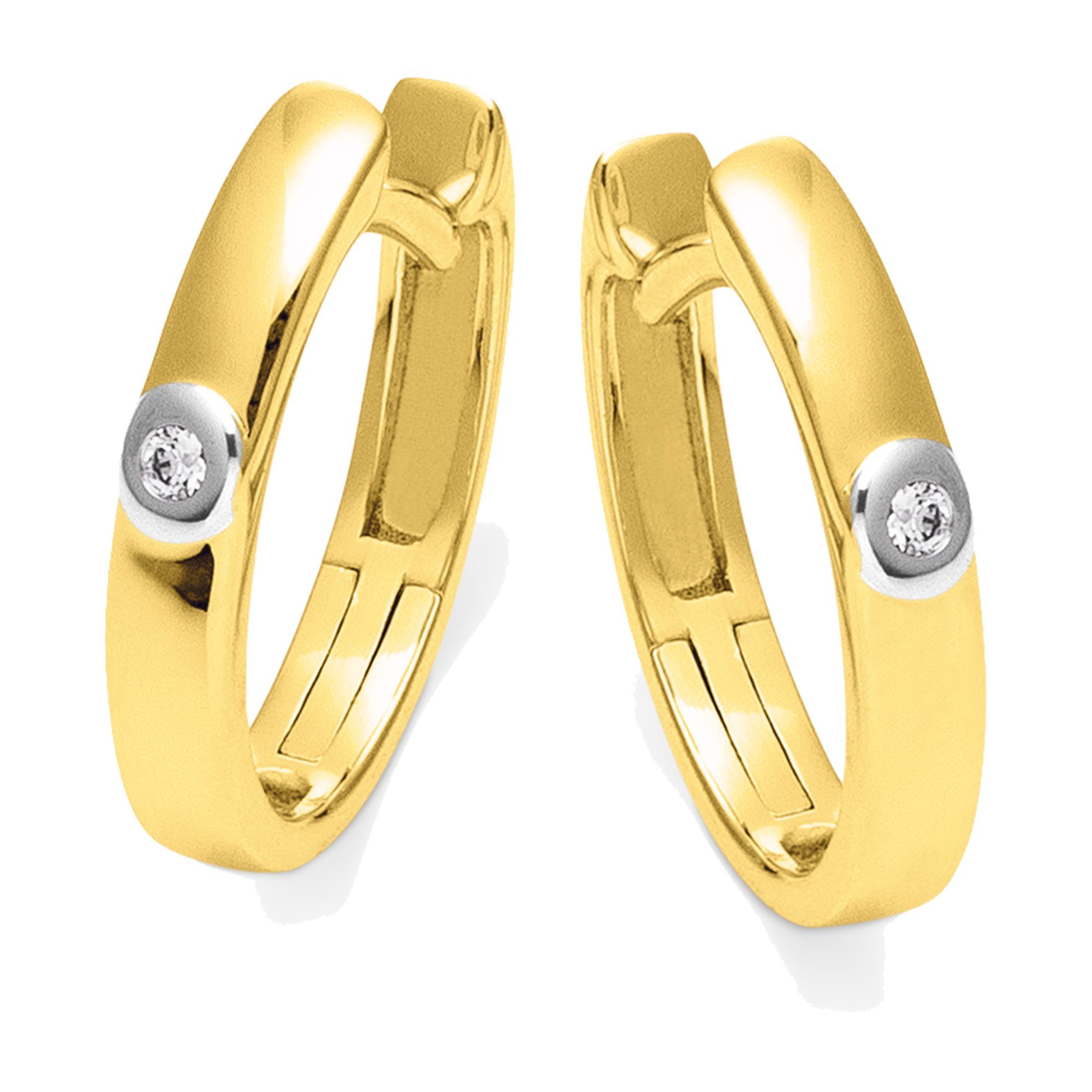 Orolino Paar Creolen Gold 585 mit günstig online kaufen