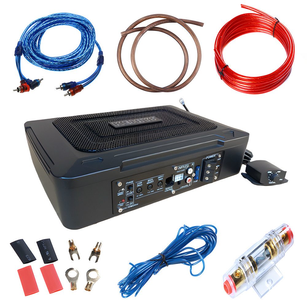 Hikity 1 Satz 600W Slim Under-Seat Subwoofer Powered Car Truck Sub Lautsprecher