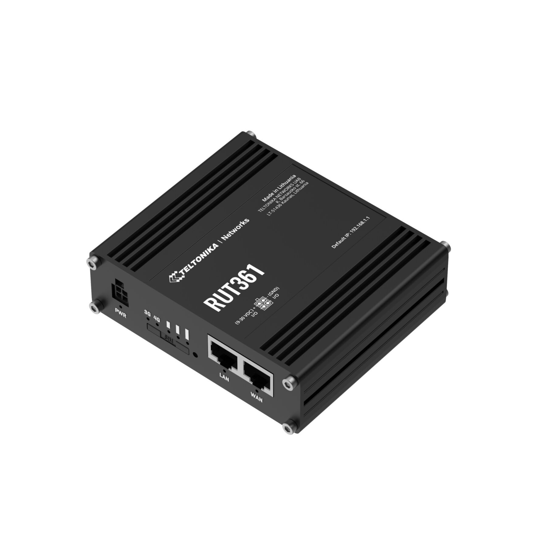 Teltonika Industrieller 4G-LTE-Router Teltonika RUT361 Cat 6 LTE, WiFi 4, 2x RJ4 WLAN-Router