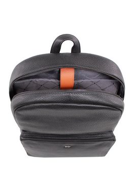 Braun Büffel Notebook-Rucksack NOVARA Rucksack schwarz, sportlich-elegant mit Laptopfach
