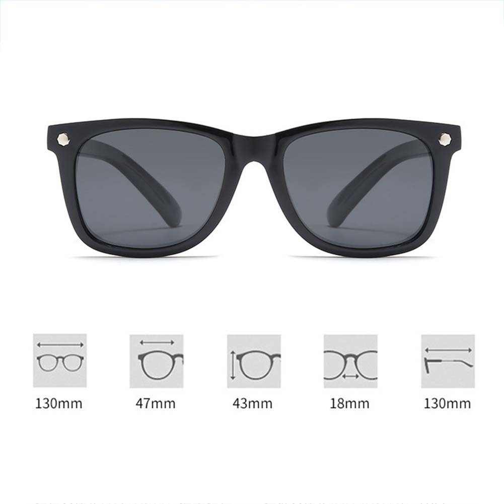 UV-Schutzbrille Jungen Leichte Vintage-Kinder-Sonnenbrille, Für Blusmart Sonnenbrille 3 Und