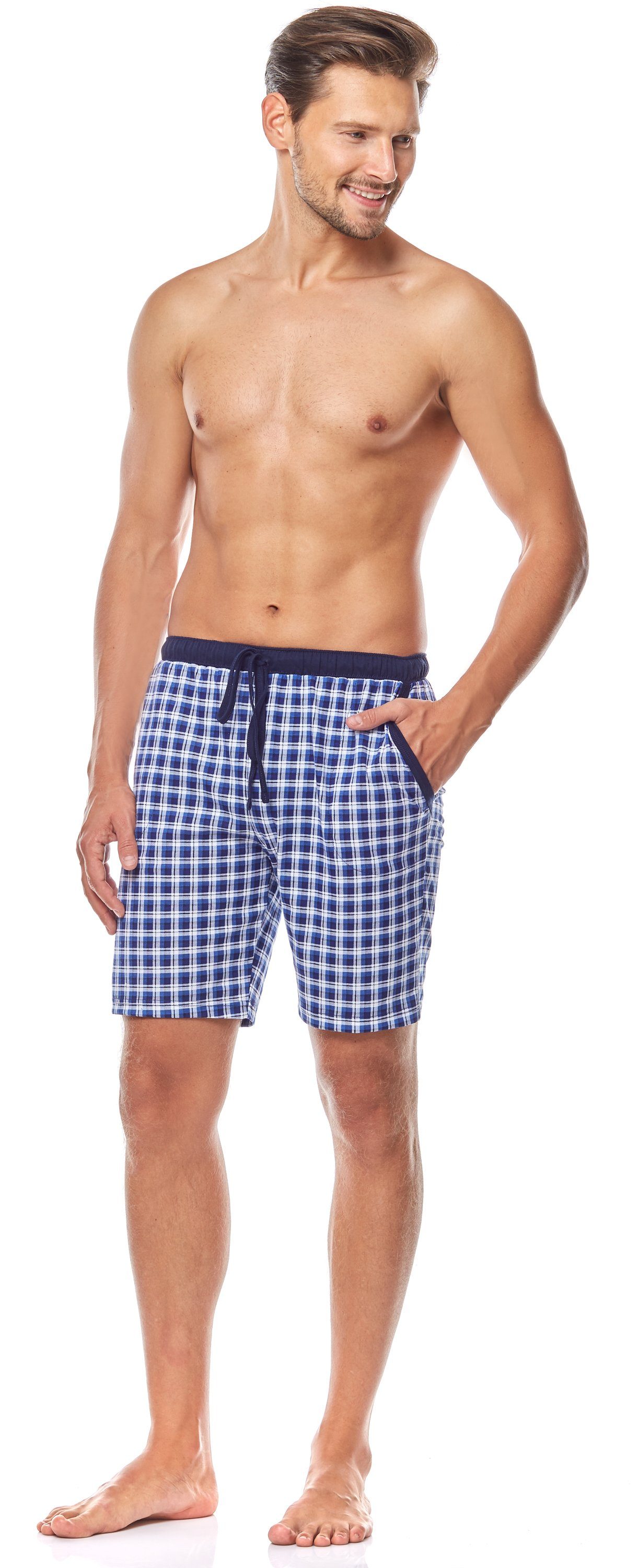 Timone Pyjamashorts Herren Schlafanzughose Kurz TI30-114 (1-tlg)
