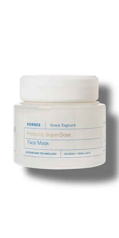Korres Gesichtsmaske Greek Yoghurt - Probiotische Gesichtsmaske 100ml, Korres - mit echtem griechischen Joghurt