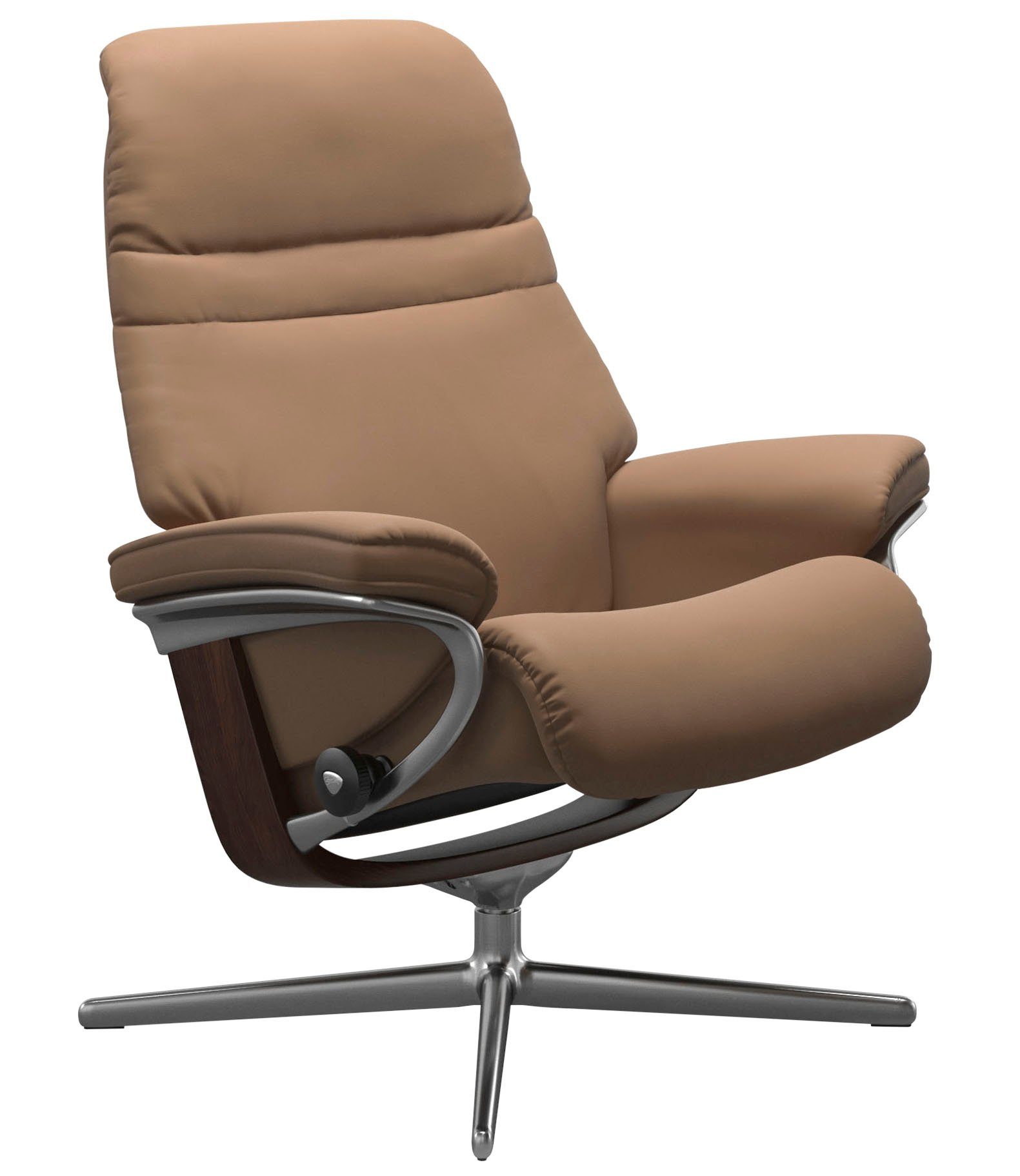 Stressless® Relaxsessel Sunrise, mit Cross Base, Größe S, M & L, Holzakzent Braun