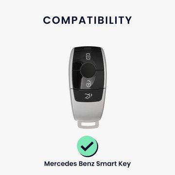 kwmobile Schlüsseltasche Autoschlüssel Hülle für Mercedes Benz (1-tlg), Schlüsselhülle Silikon Case Schlüssel Cover