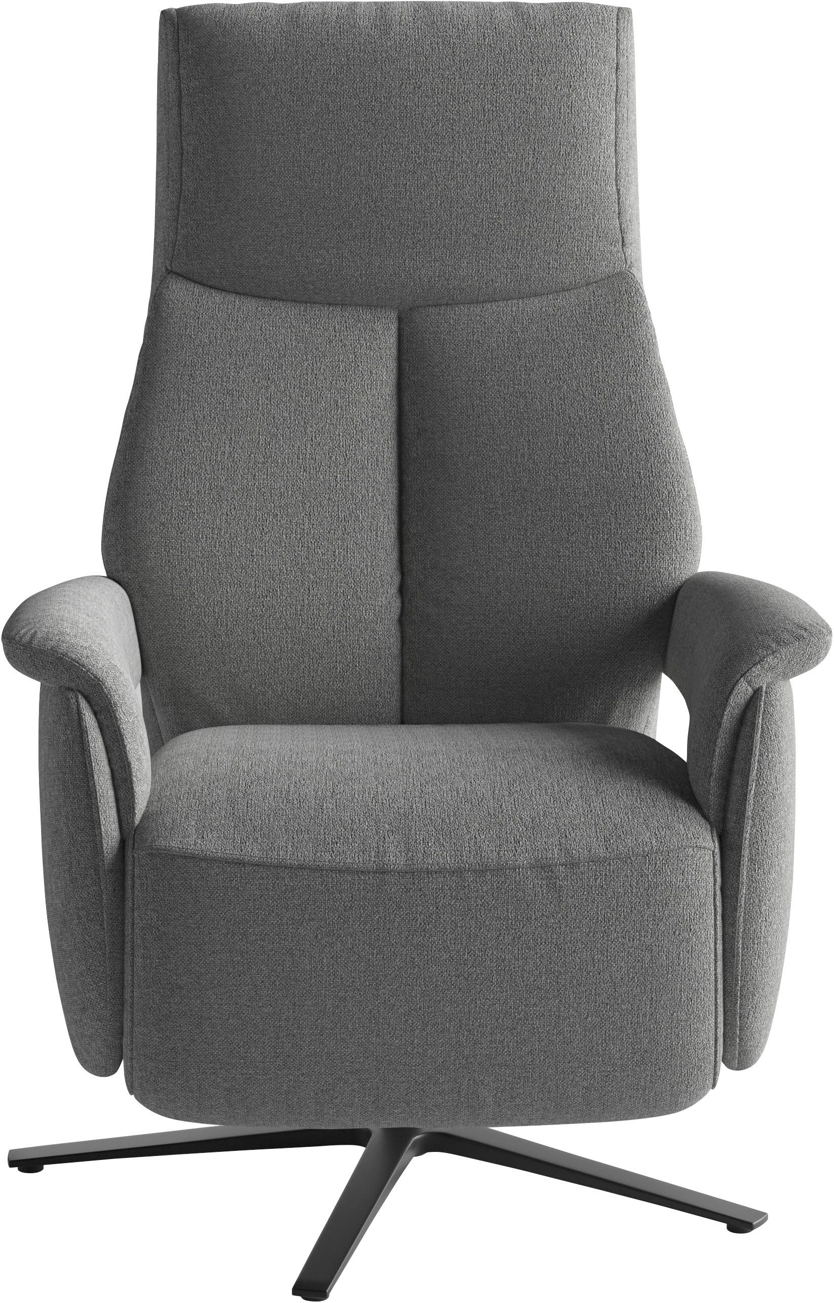 sit&more TV-Sessel Lazy mit Kopfteilverstellung & Drehfunktion, weitere Funktionen, Ergonomie S: manuelle Fußstütze & Rückenlehne