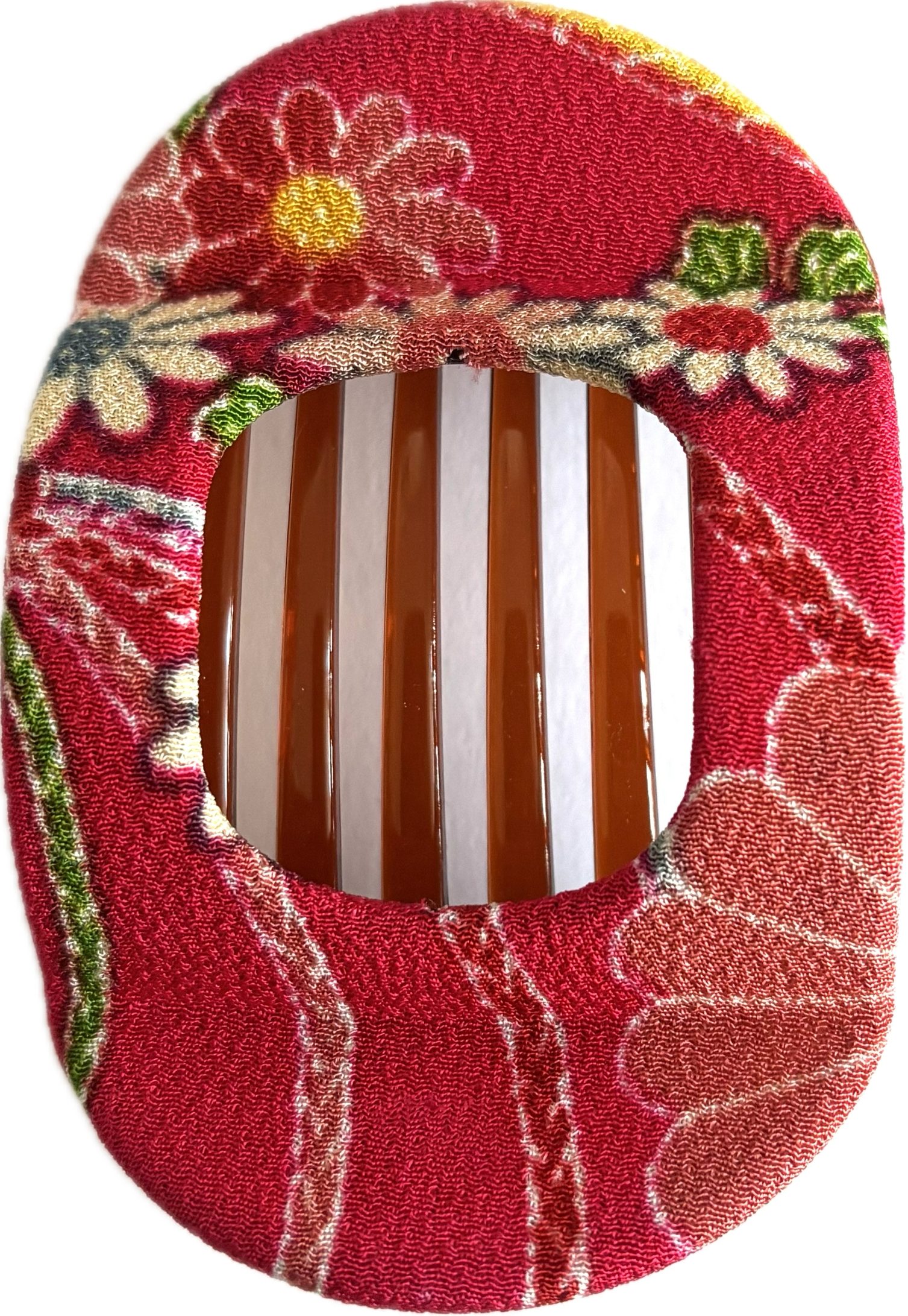 LK Trend & Style Haarklammer Spange, Breiter Clip, großartiges langlebiges Accessoires, Kimono steht für Qualität, Hochwertige Spangen, Kunststoff Clip mit Stoff überzogen