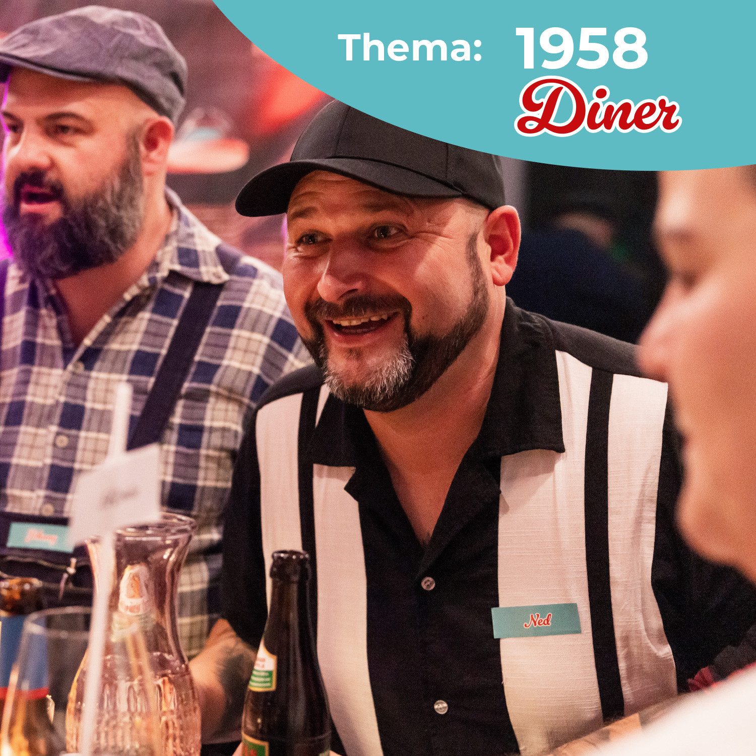 mitmach-krimi Spiel Krimi-Party, 1958: Rock'n'Mord - Krimi-Partyspiel für 8-16 Spieler