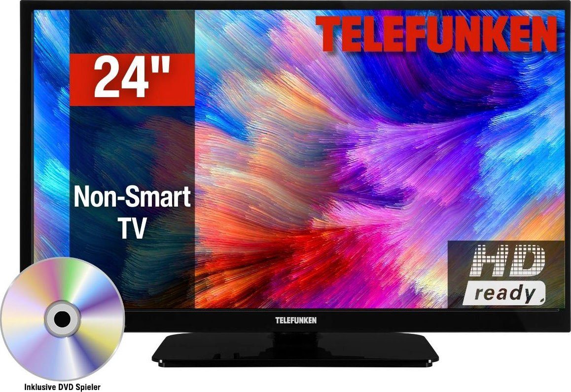 Telefunken L24H550M4DI LED-Fernseher (60 cm/24 Zoll, HD-ready, integrierter  DVD-Player)