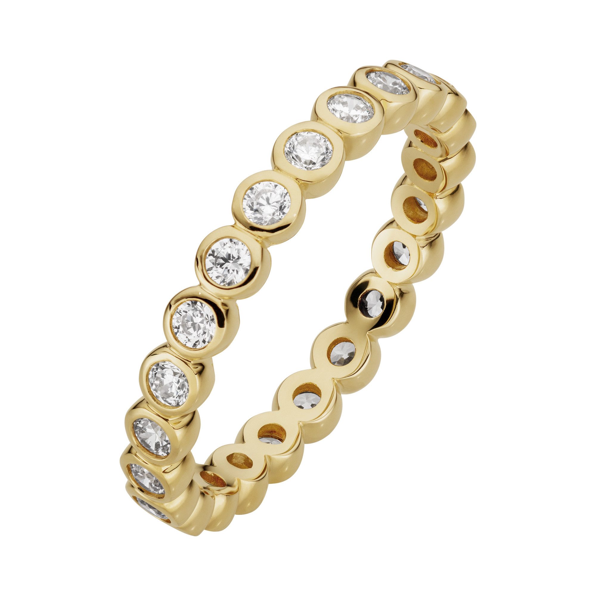 Orolino Fingerring 333/- Gelbgold glanz synth. Zirkonia günstig online kaufen
