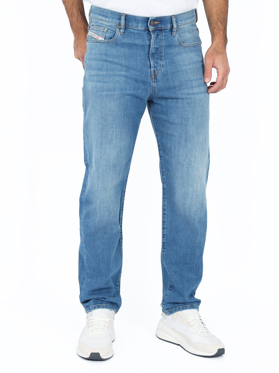 Diesel Straight-Jeans Stretch Regular Hose - D-Viker 0EHAJ - Länge:30
