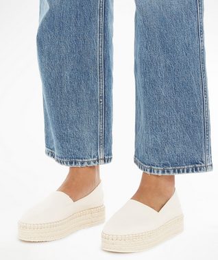 Calvin Klein Jeans PLATFORM ESPADRILLE ML BTW Espadrille Sommerschuh, Slipper, Strandschuh mit Jute Plateausohle