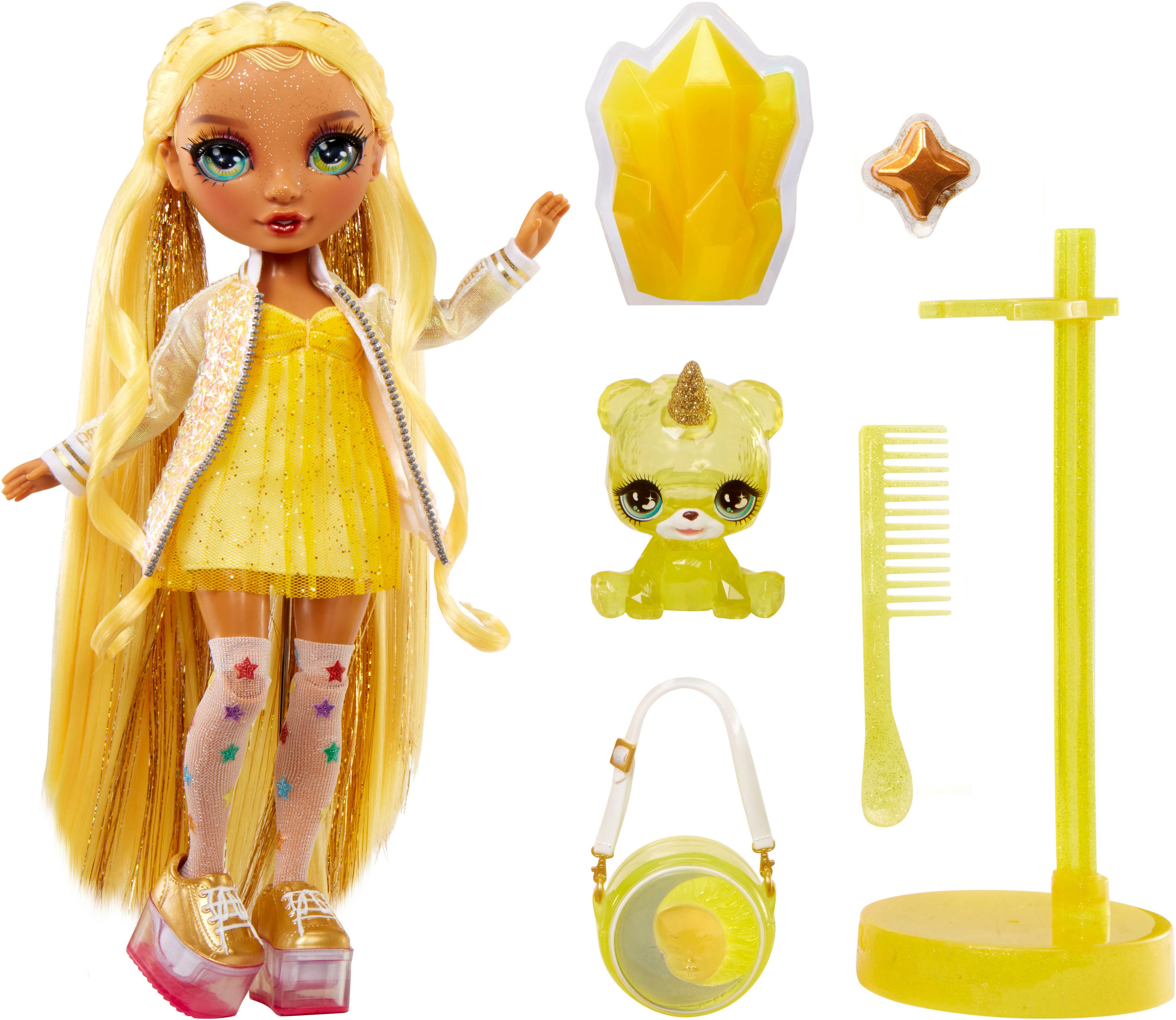 Rainbow High Anziehpuppe Classic Rainbow Fashion Doll- Sunny (yellow)