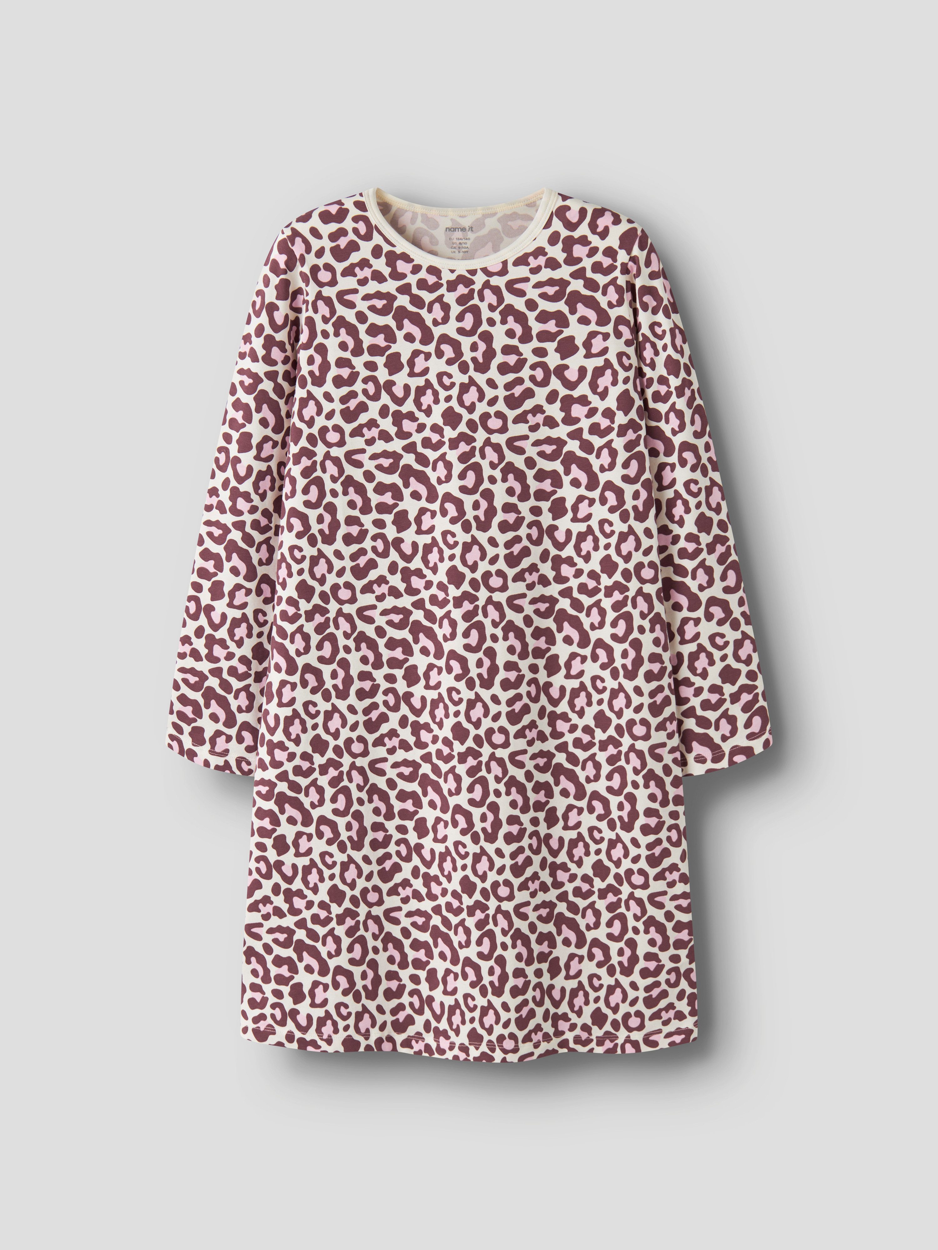 Name It Nachthemd NKFNIGHTGOWN LEO für Mädchen, aus Baumwollmischung, bequeme Passform