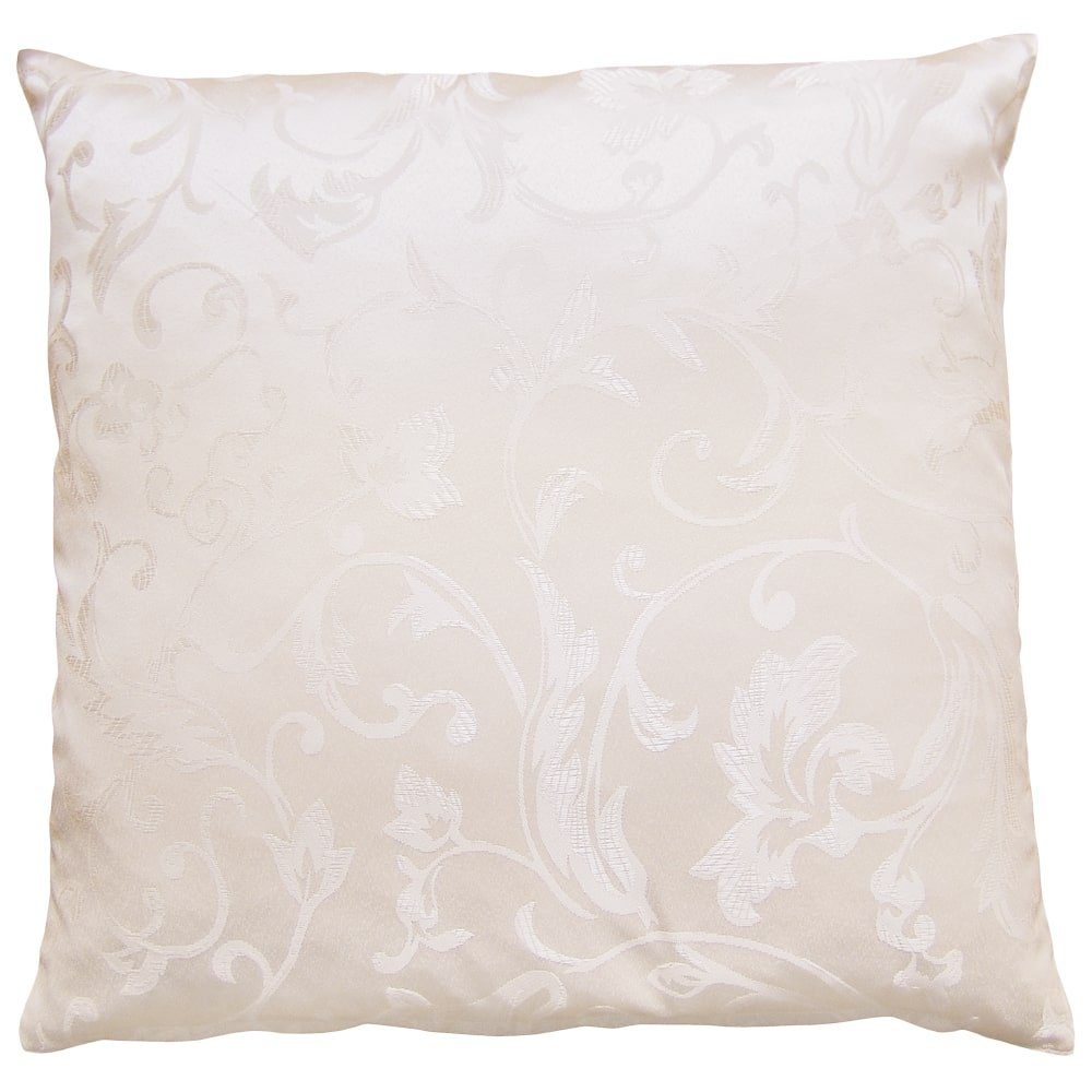 Kissenbezüge Kissen-Bezug mit Reißverschluss moderne Ornamente beige 40x40 cm, matches21 HOME & HOBBY (1 Stück), Wohnzimmer Kissen-Hülle als Deko-Kissen Zier-Kissen Sofa-Kissen