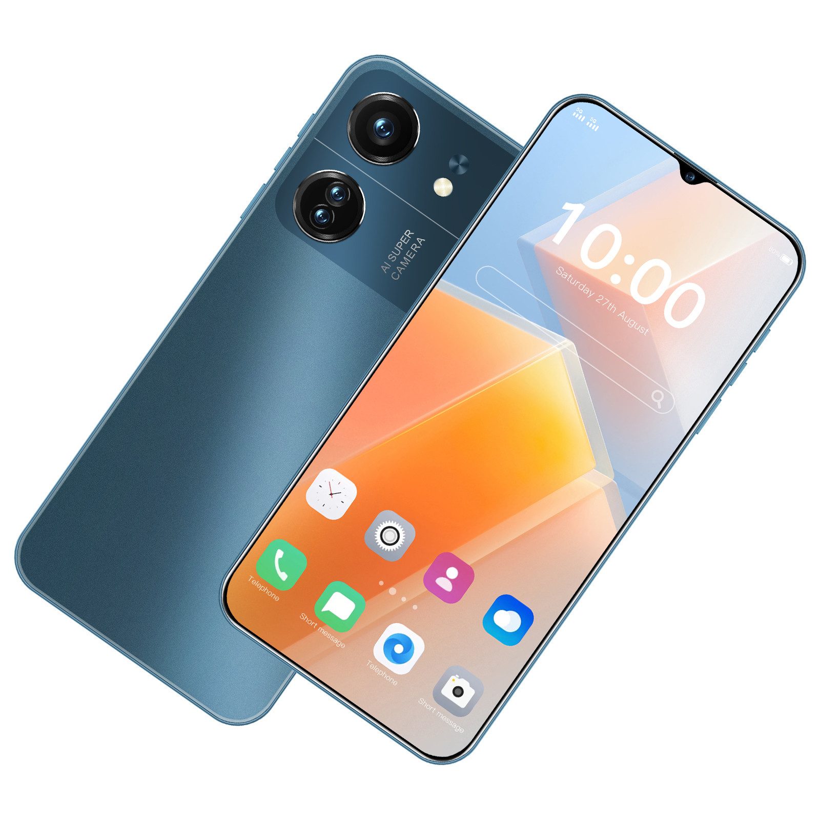Fine Life Pro 6,28-Zoll-Multifunktions-Smartphone - HD-Bildschirm, starke Leistung Handy (6.28 Zoll, Kompatibilität: Prüfen Sie, ob Ihre SIM-Karte unterstützt)