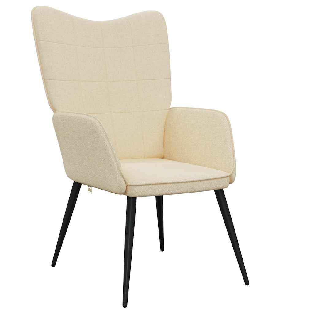 vidaXL Sessel Relaxsessel Creme Stoff (1-St) günstig online kaufen