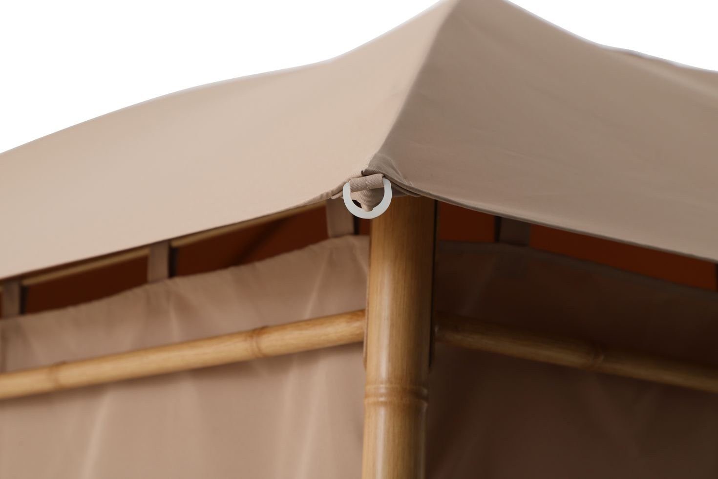 Primaster Pavillon Primaster Pavillon Bambus Metall 300 x 300 cm