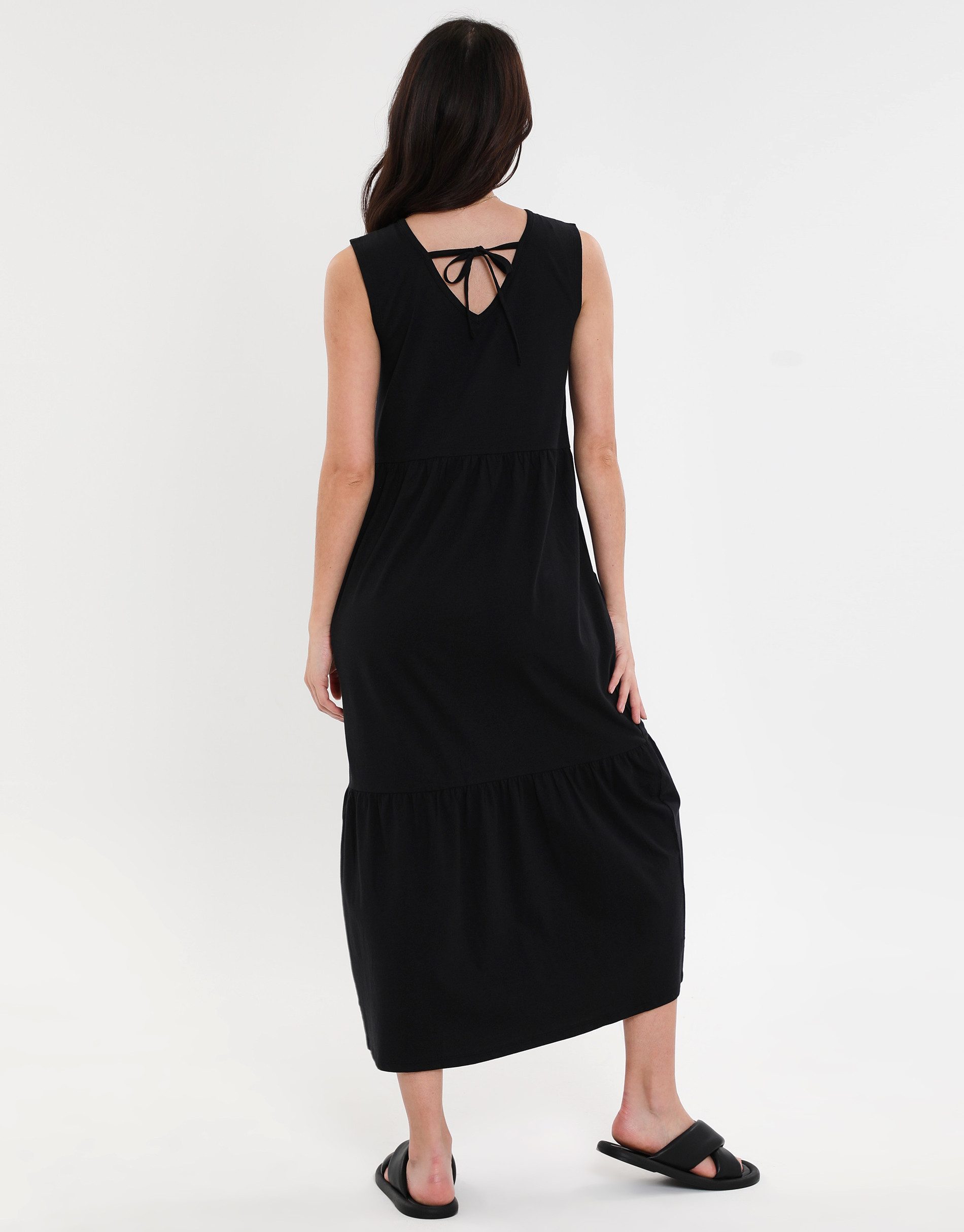 Threadbare Jerseykleid THB Byers Tiered im schlichten Design