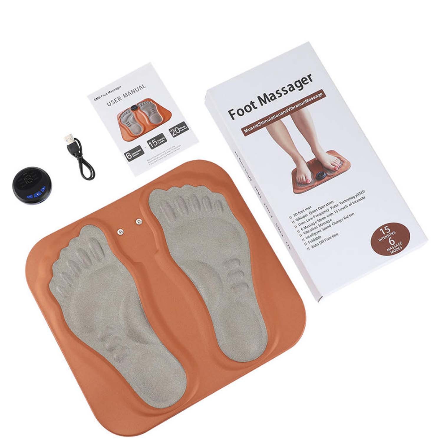 trends for living Fußmassagegerät Fußmassagegerät für Zuhause mit Puls-Meridian- und Mikrostromfunktion