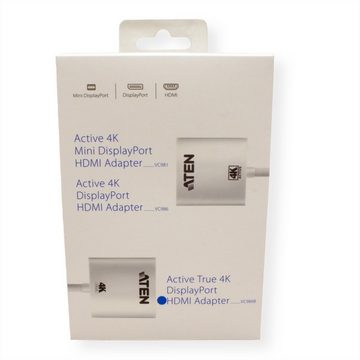 Aten VC986B DisplayPort to True 4K HDMI Adapter Audio- & Video-Adapter