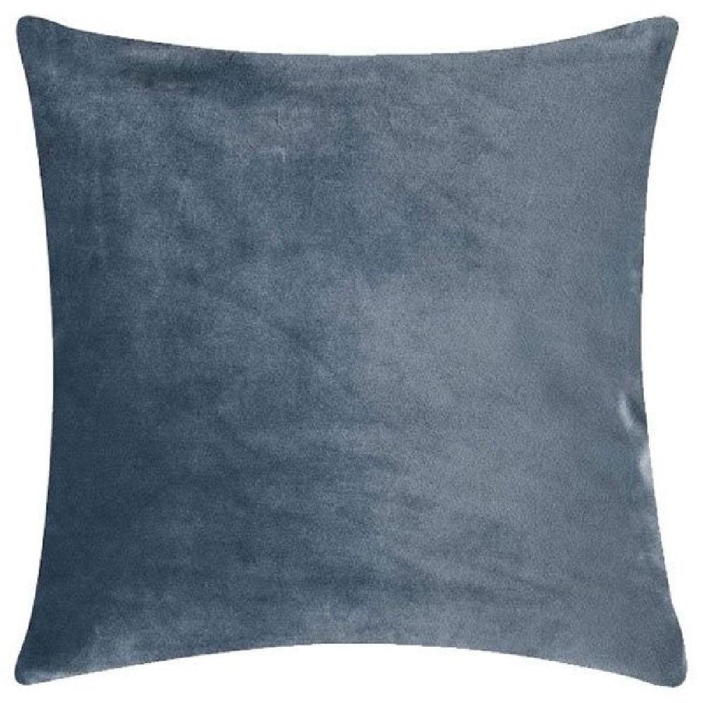 PAD Kissenhülle Kissenhülle Samt Smooth Dusty Blue (50x50cm) günstig online kaufen