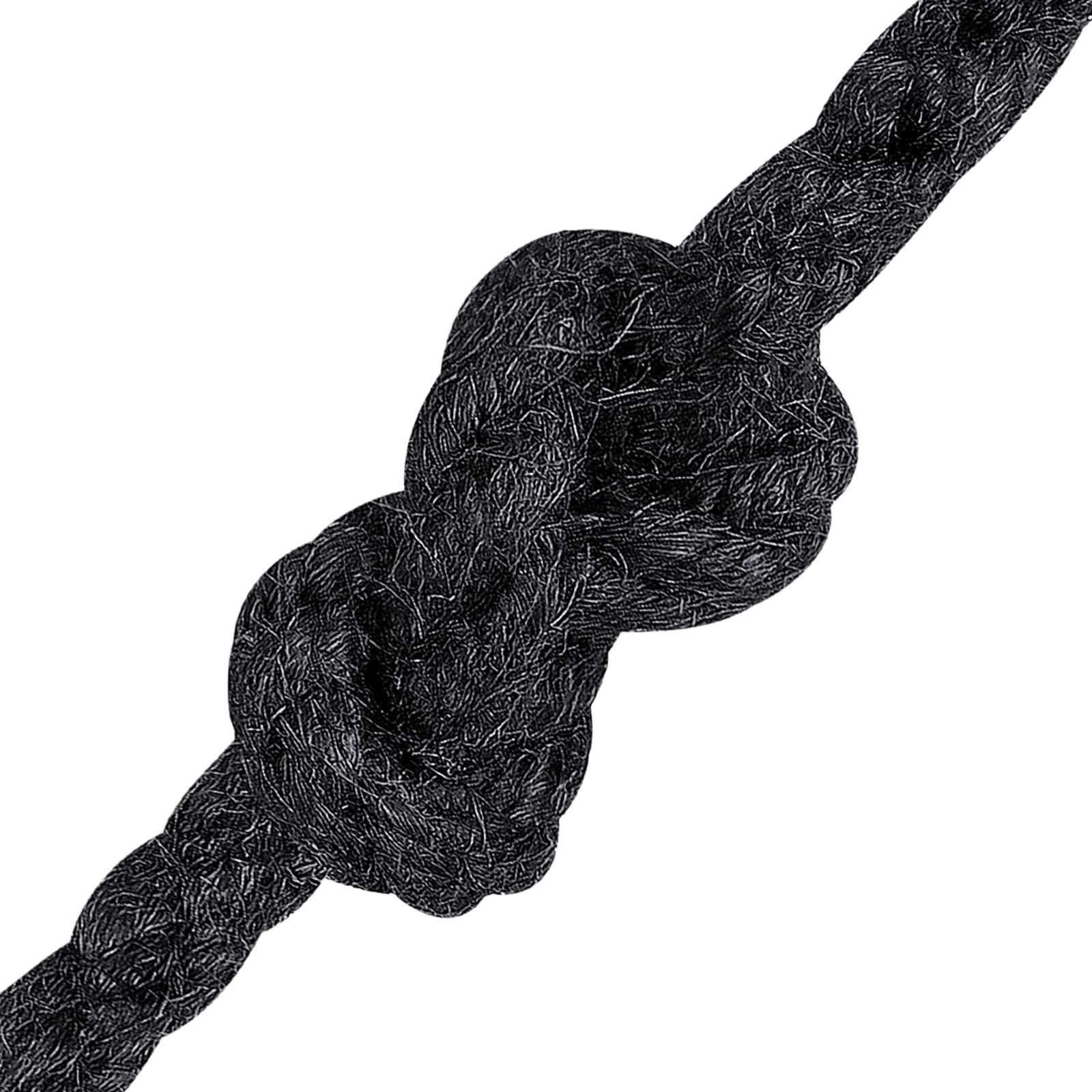 vidaXL Seil Juteseil 8 mm Schwarz 100% Tossa Jute (1-tlg)