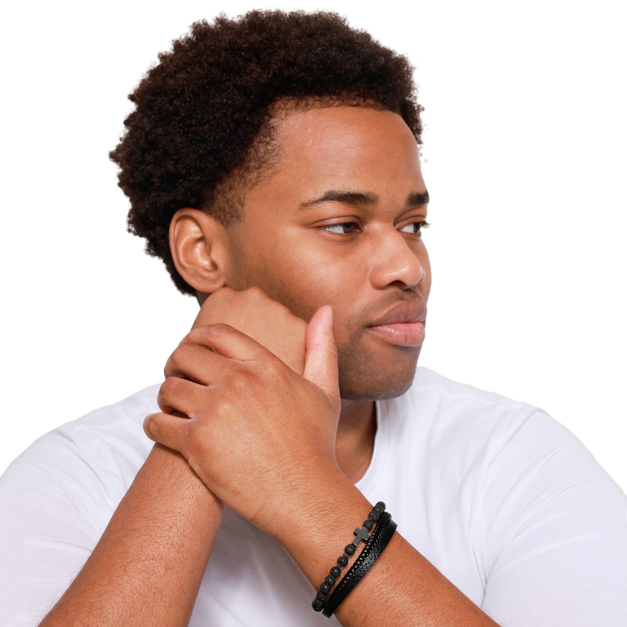 Heideman Armband Glenn schwarz farben (Armband, inkl. Geschenkverpackung), günstig online kaufen