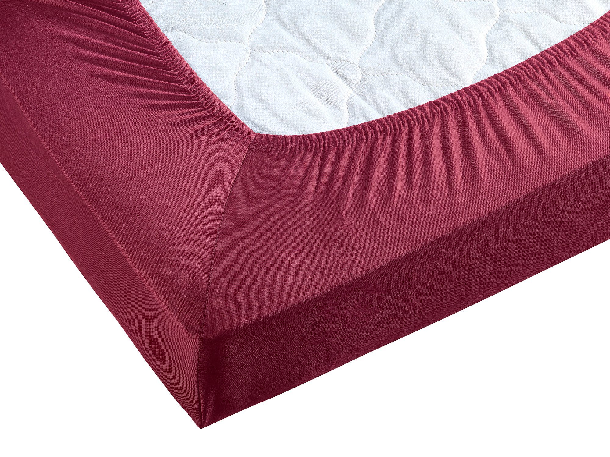 Hometex Premium Textiles Spannbettlaken Mikrofaser Spannbettlaken, günstig online kaufen