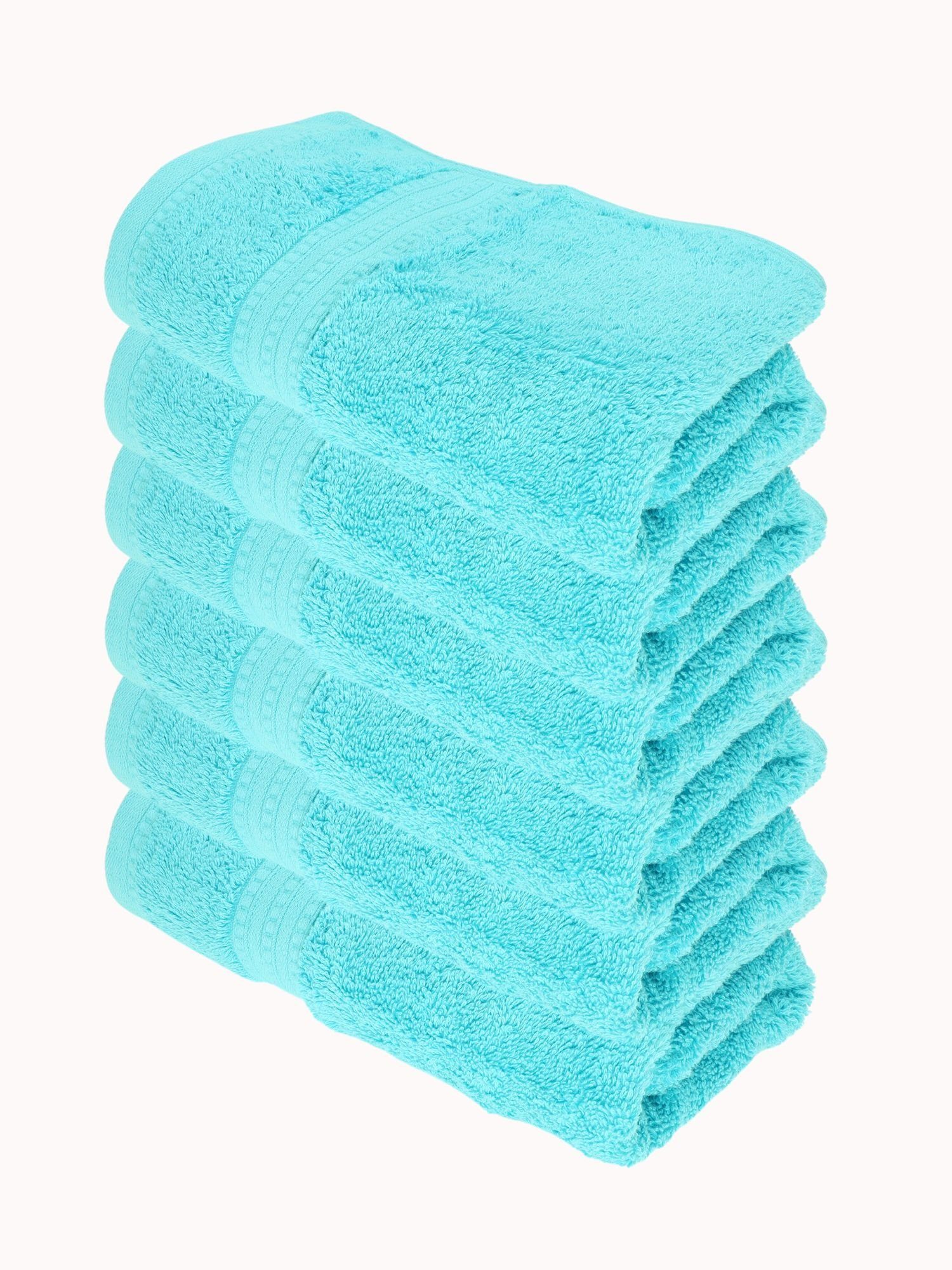 Julie Julsen Handtücher 6-Handtücher-Türkis, Bio-Baumwolle (6-St) günstig online kaufen