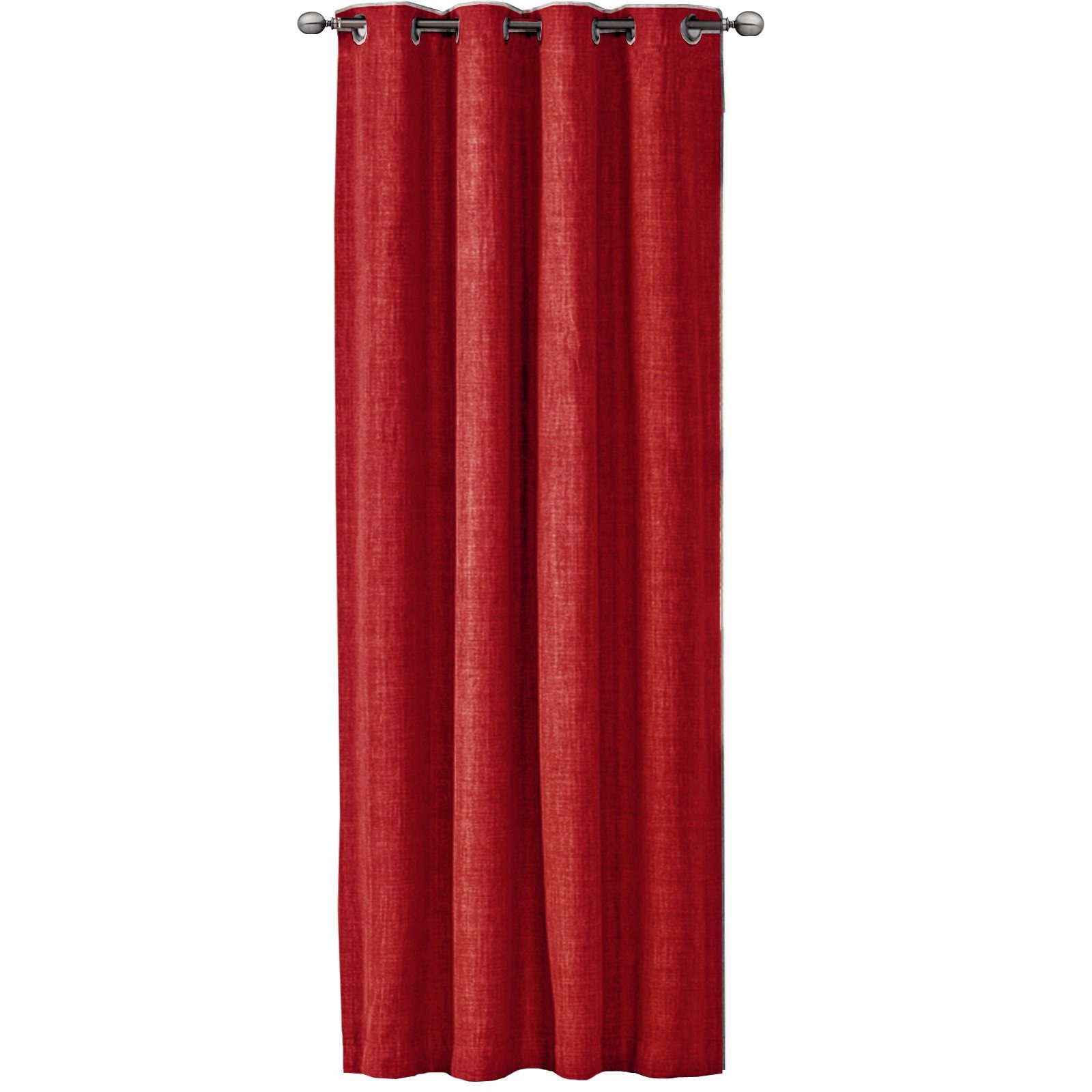 JEMIDI Gardine Vorhang blickdicht, 140x245cm, Ösen, günstig online kaufen