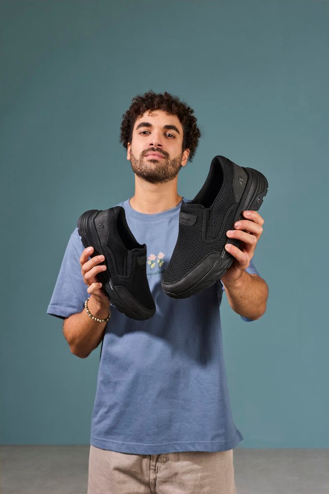 Rieker Slip-On Sneaker Slipper, Schlupfschuh, Halbschuh, Freizeitsneaker mit Gummizüge