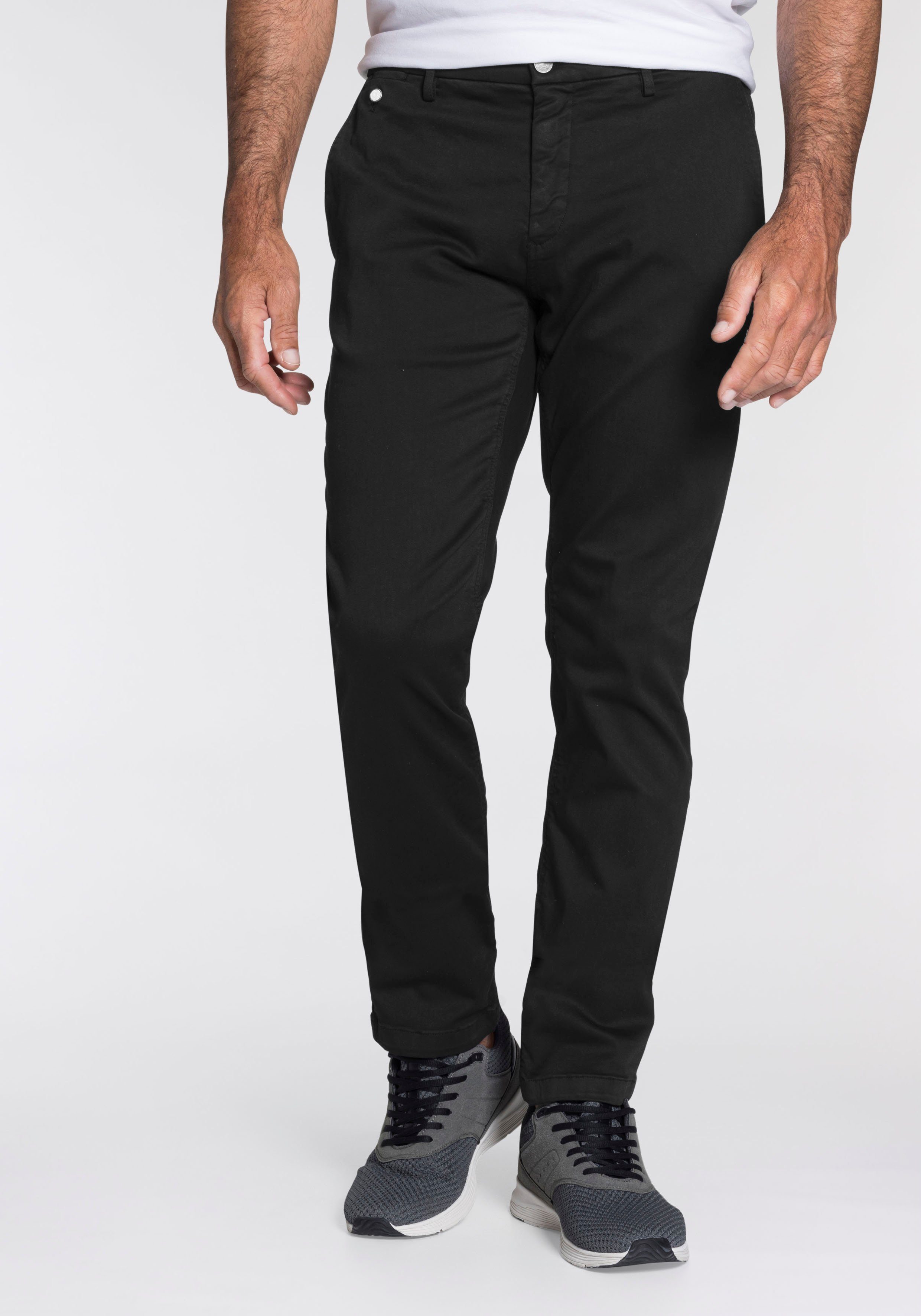 black Chinohose Benni Hyperflex Replay