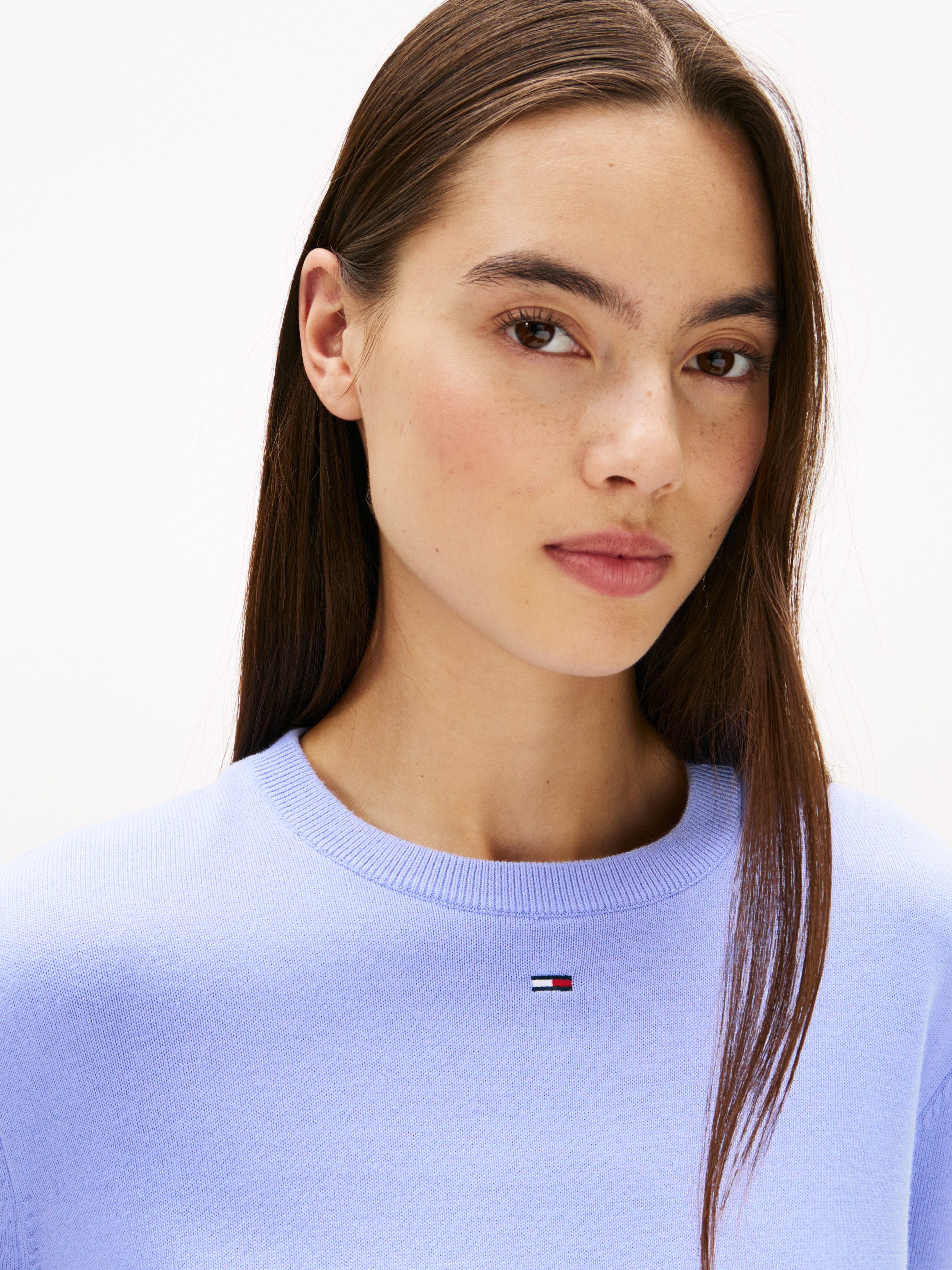 Tommy Jeans Strickpullover TJW ESSENTIAL CREW SWEATER EXT günstig online kaufen