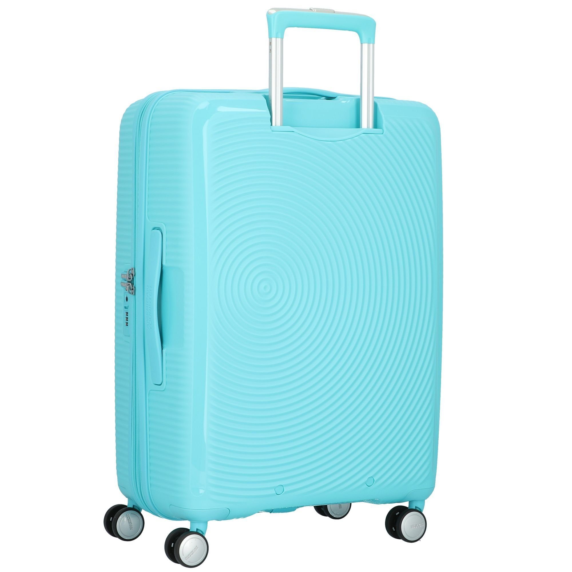 blue American poolside Tourister® Hartschalen-Trolley 4 Polypropylen Rollen, Soundbox,