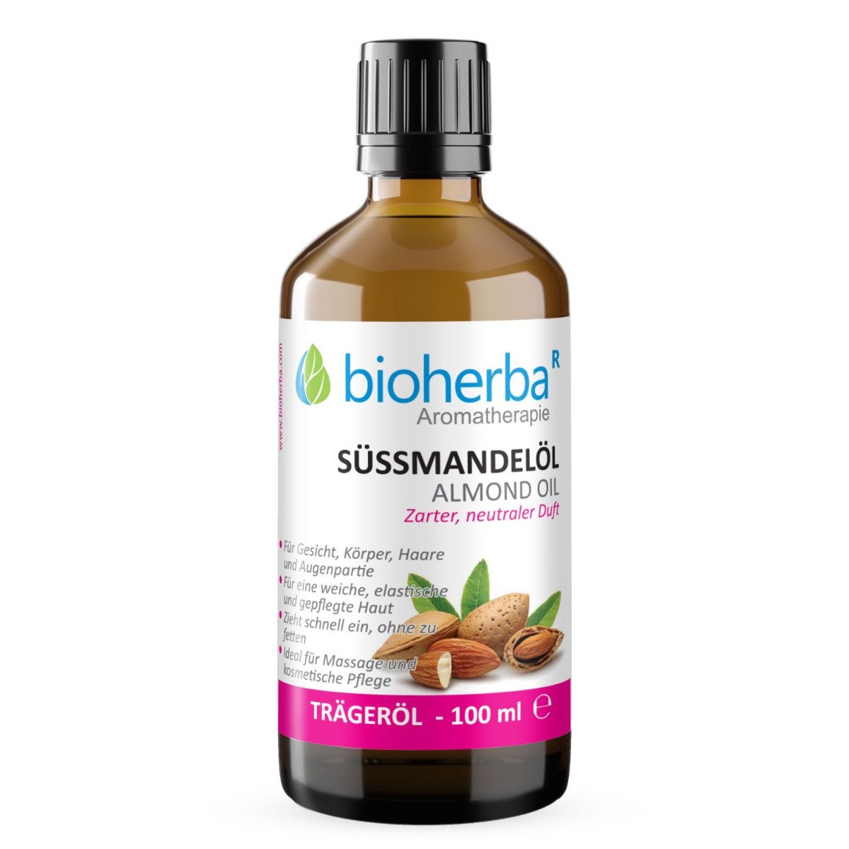 BIOHERBA R Pflege-Set Bioherba Süssmandelöl Almond Oil Zarter Neutraler Duft 100 ml, 1-tlg.
