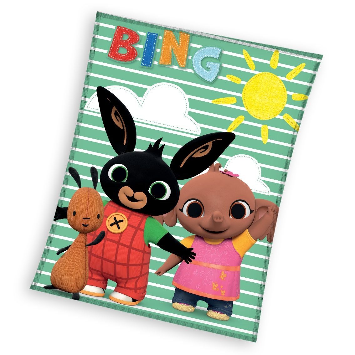 Kinderdecke Bing Fleecedecke Kuscheldecke 110 x 140 cm, Bing