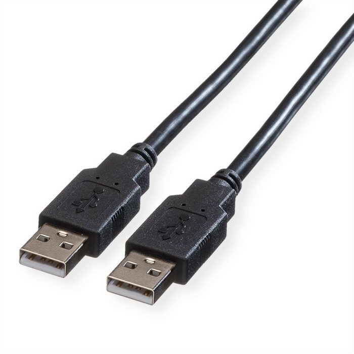 ROLINE USB 2.0 Kabel Typ A-A USB-Kabel USB 2.0 Typ A Männlich (Stecker) USB 2.0 Typ A Männlich (Stecker) (80.0 cm) Typ A-A