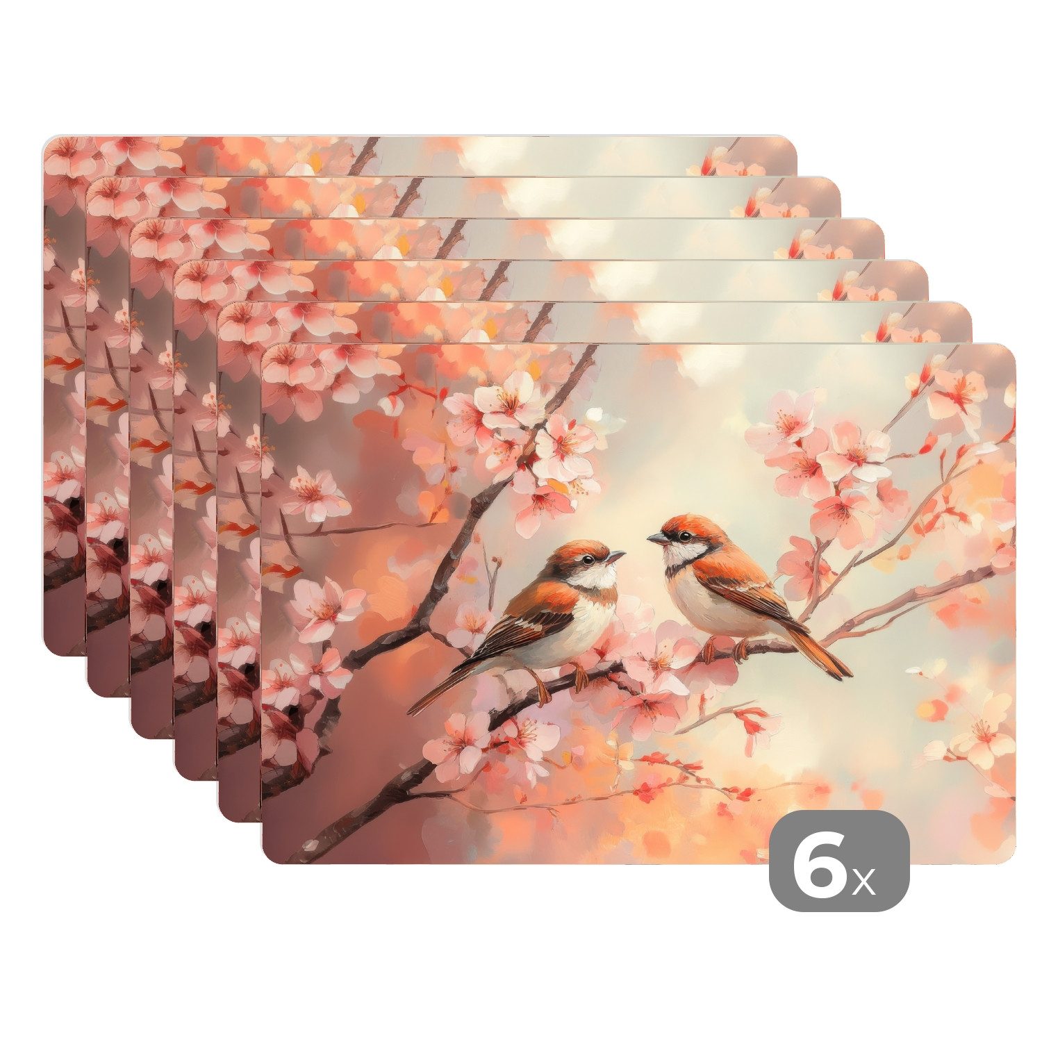 MuchoWow Platzset Vögel - Romantisch - günstig online kaufen