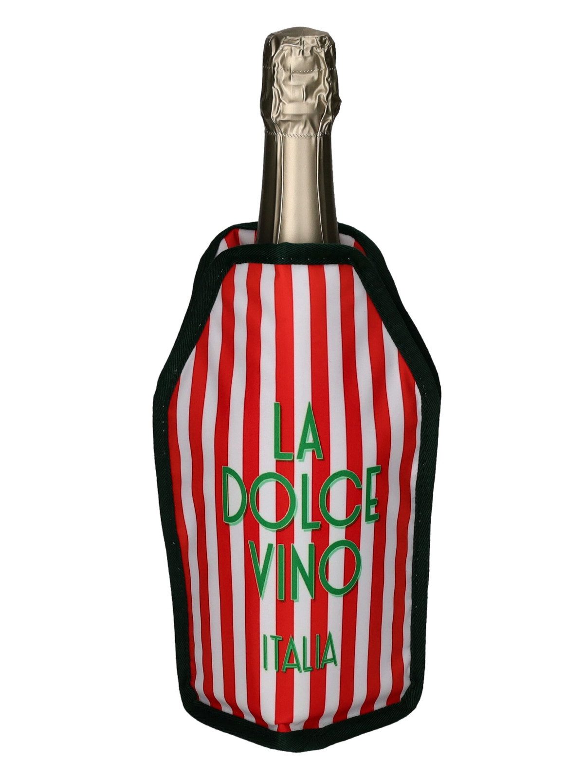 Giftcompany Weinkühler Froid Kühlmanschette La dolce Vino Italia rot/weiß 23,5cm