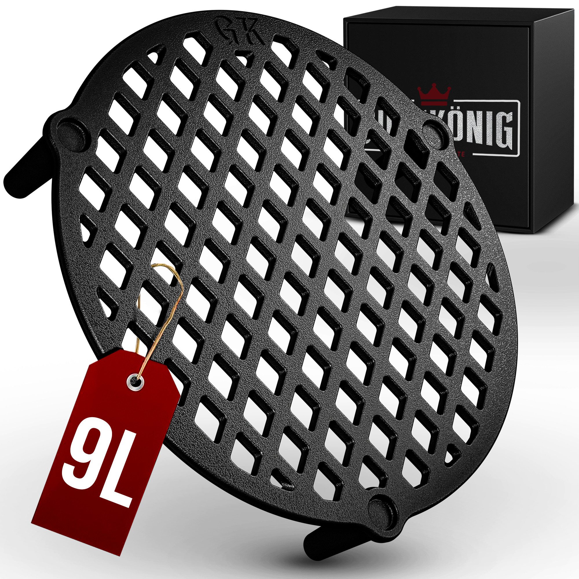 GUSSKÖNIG Grillrost GUSSKÖNIG Stapelrost für 9L Dutch Oven aus Gusseisen