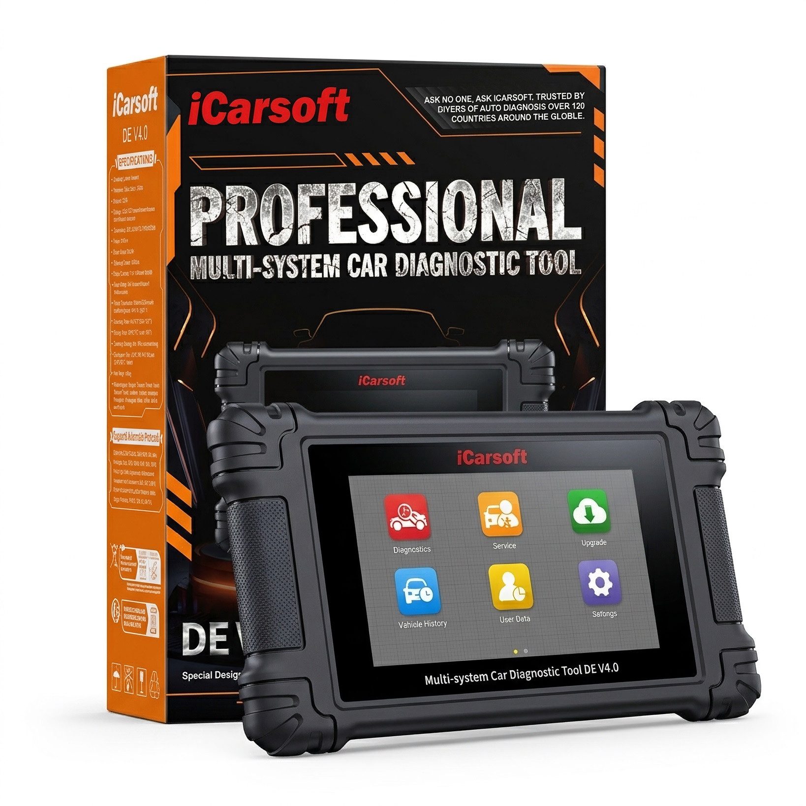 iCarsoft OBD2-Diagnosegerät DE V4 OBD Diagnose für BMW Mercedes VW Audi Porsche Opel