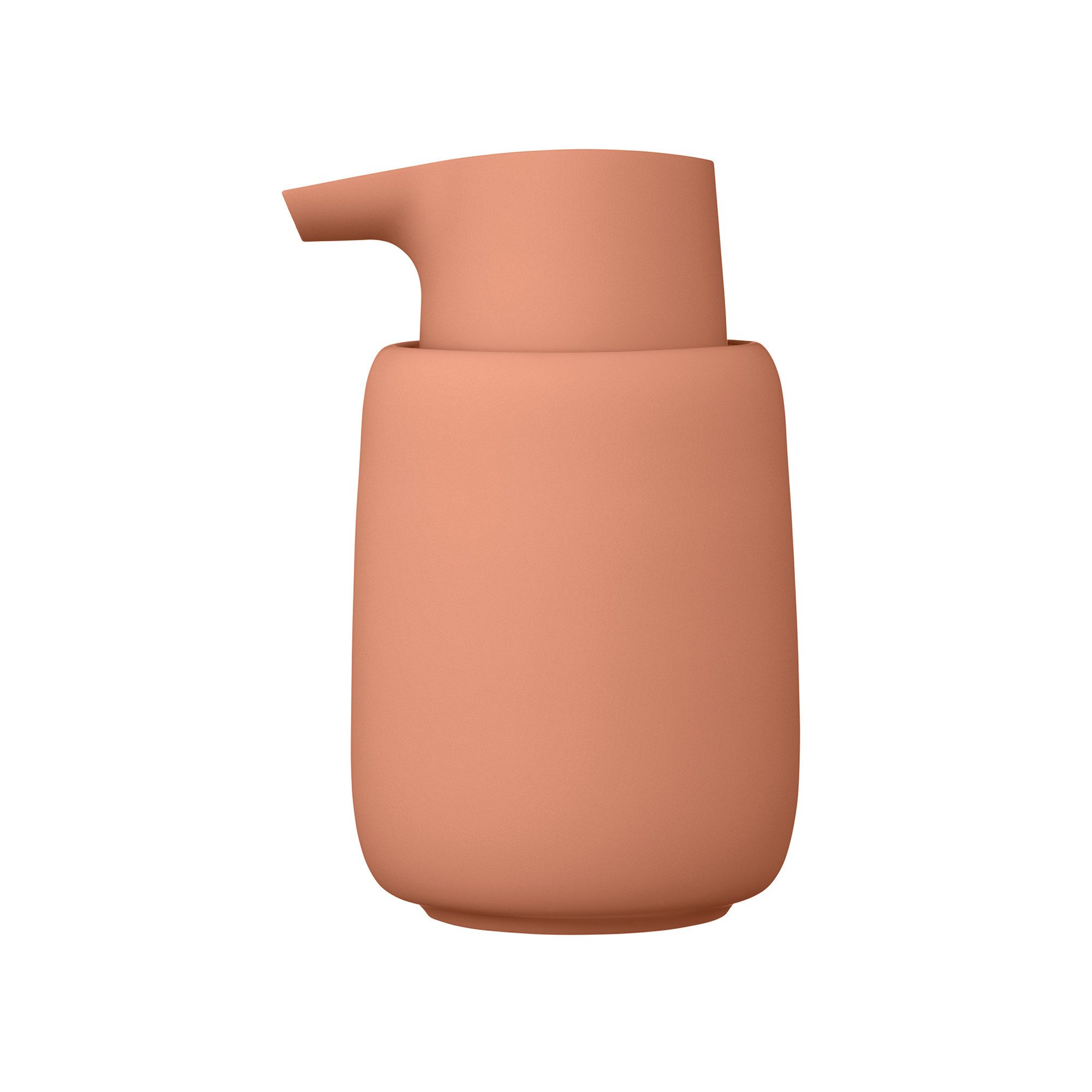 blomus Seifenspender -SONO- Eleganter Dosierspender: Minimalistisches Design, Soft-Touch, 250ml Fassungsvermögen, Langlebig, Pflegeleicht, Modern, Kompakt