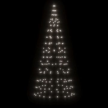 vidaXL Dekolicht LED-Weihnachtsbaum für Fahnenmast 200 LEDs Kaltweiß 180 cm Außenbereic