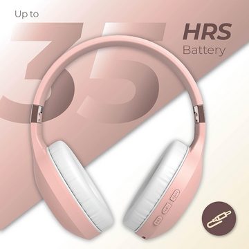 PowerLocus 30 Stunden Spielzeit Headset (Praktische Tragetasche für einfaches Transportieren und Aufbewahren der Kopfhörer unterwegs, perfekt für den aktiven Lebensstil., mit inspirierender Klang, universelle Kompatibilität, robustes Design)