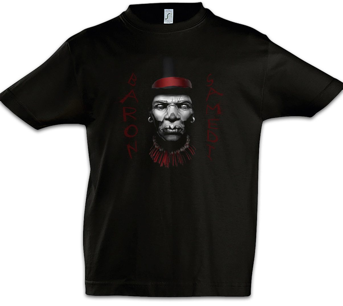 Print-Shirt Voodoo Baron II Kinder T-Shirt Haitian Haiti Vodou Loa Spirit Of Death