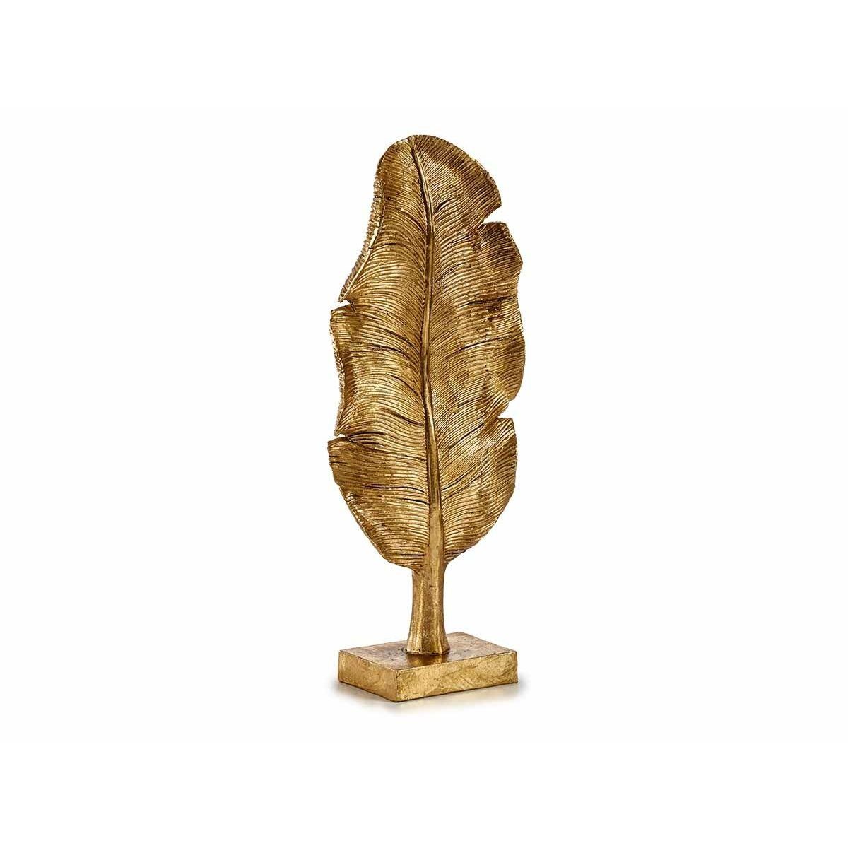 Gift Decor Dekoobjekt Deko-Figur Pflanzenblatt 6 17 Gold 43,5 8 Stück x x cm